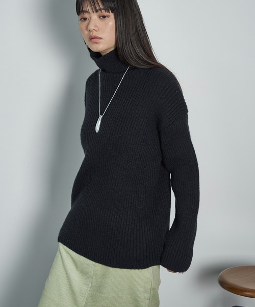 「THE YOn」 タートルネックニット FREE アイボリー レディース_画像7