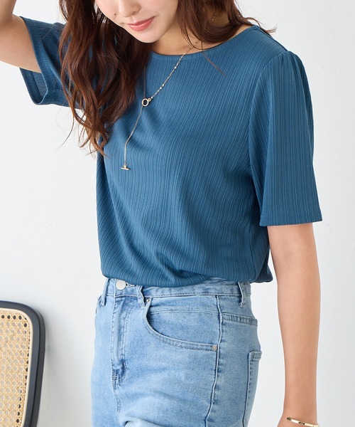 alotta tシャツ ひんやりランダムテレコリブTシャツ レディース