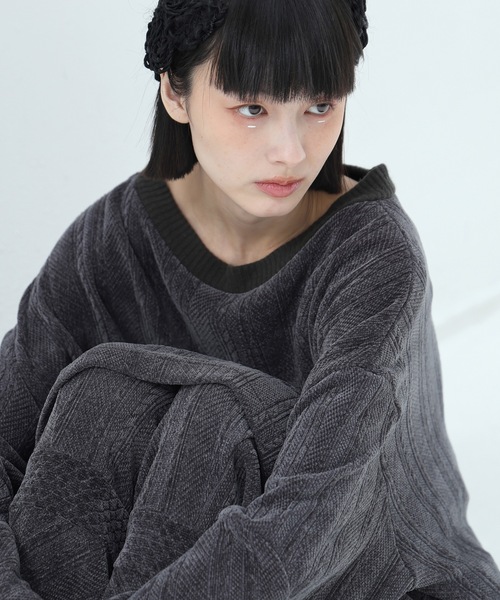 BEDSIDEDRAMA（ベッドサイドドラマ） Pattern Switch Pullover
