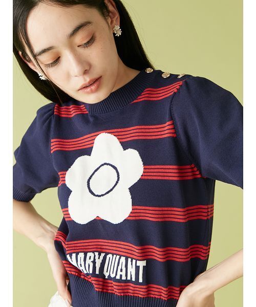 ニット セーター 「LILY BROWN×MARY QUANT」ジャガードニットトップス レディース LILY BROWN ニット セーター 「LILY BROWN×MARY QUANT