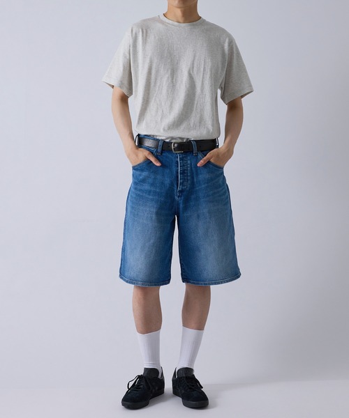 【ネイビー（40）】【Wrangler meet j.n.r.d】別注/バギーショーツ Wrangler（ラングラー） ジーンズ 「Wrangler meet j.n.r.d」別注