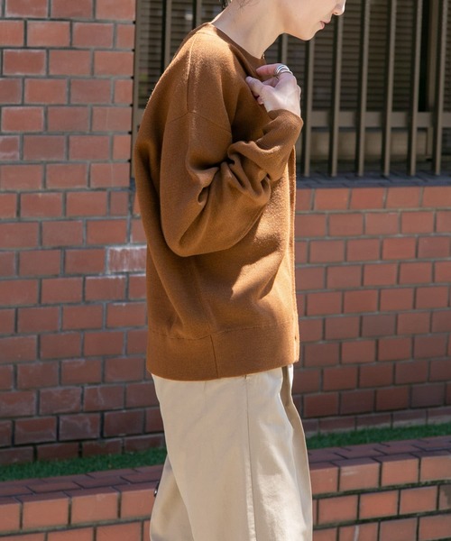 「FORK&SPOON」 ニットカーディガン 1 グレー レディース_画像7