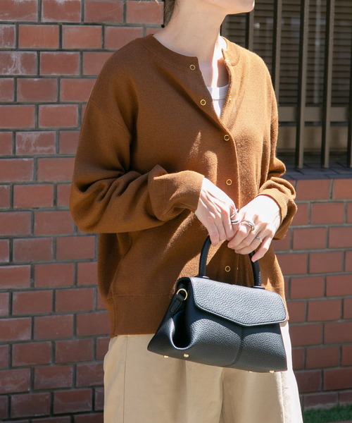 「FORK&SPOON」 ニットカーディガン 1 グレー レディース_画像9