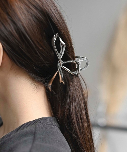 FLANEEK. ヘアクリップ シルバーマルチバレッタ : ZOZOTOWN Yahoo!店