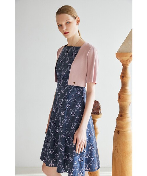 【未使用級】25SS PEACOCK TAIL LACE ドレス 近年モデル TOCCA（トッカ） ワンピース PEACOCK TAIL LACE ドレス : ZOZOTOWN