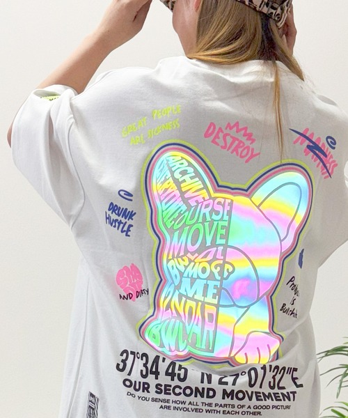 tシャツ 「2nd ARCHIVE」 リフレクター オーバーサイズ Tシャツ