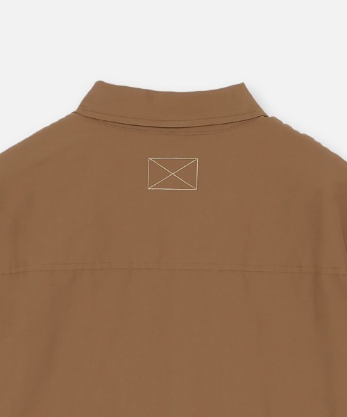 STYLISE シャツ 「MLVINCE / メルヴィンス」NYLON S/S SHIRTS