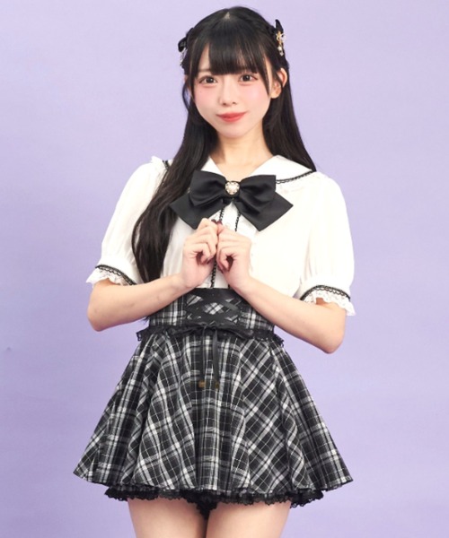 【新品未使用】Secret Honey ブラウス・スカパンセット Secret Honey（シークレットハニー） スカート マチ付きサーキュラー