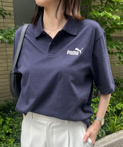 ポロシャツ ポロ 「PUMA」ESS No.1 ロゴジャージポロシャツ レディース メンズ PUMA ポロシャツ ポロ 「PUMA」ESS No.1 ロゴジャージポロシャツ