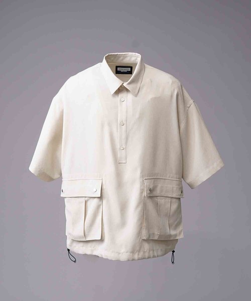 極美品 メゾンスペシャル カーゴポケット 半袖シャツ UNISEX》Prime-Over Cargo Pocket Short Sleeve Shirt/プライム