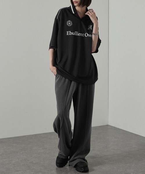 「Alfred Alex」 半袖Tシャツ L ライトグレー メンズ