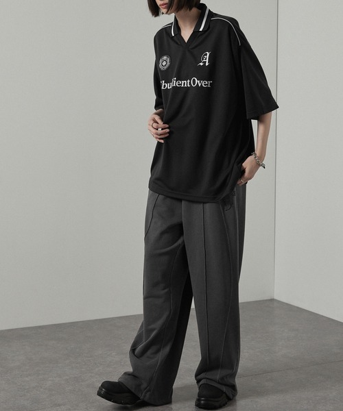 「Alfred Alex」 半袖Tシャツ L ライトグレー メンズ