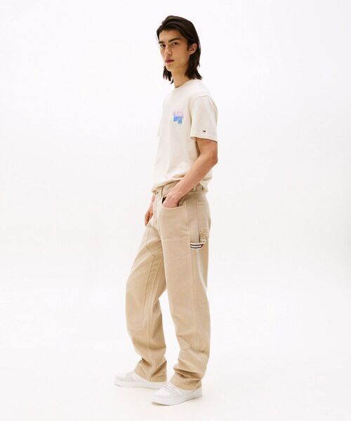 ふみただ TOMMY JEANS（トミー・ジーンズ） ワイドパンツ チノパン カーペンター