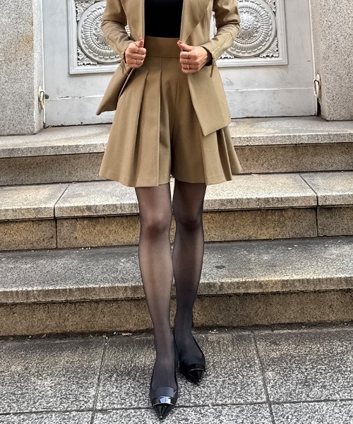ハーフパンツ パンツ 短パン 美脚フレンチパンツ レディース