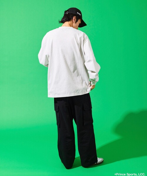 「FREAK'S STORE」 「PRINCE」長(zhǎng)袖Tシャツ LARGE オフホワイト メンズ