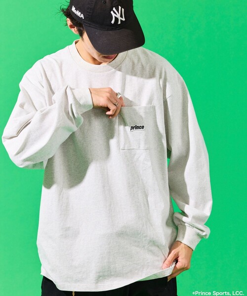 「FREAK'S STORE」 「PRINCE」長(zhǎng)袖Tシャツ LARGE オフホワイト メンズ