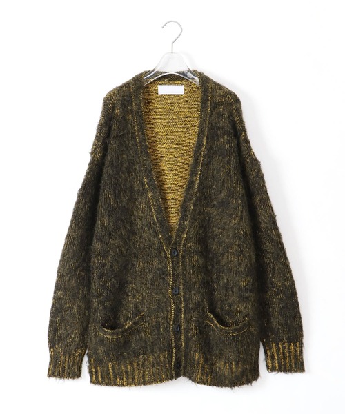 neon sign カーディガン NEON SIGN（ネオンサイン） ニットカーディガン 44 イエロー メンズ