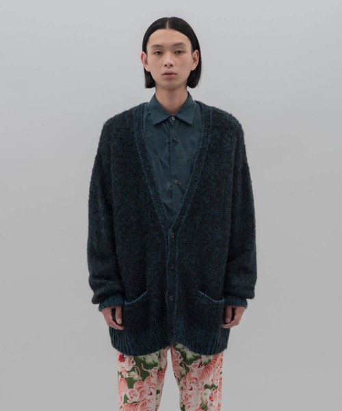 NEON SIGN（ネオンサイン） ニットカーディガン 44 イエロー メンズ