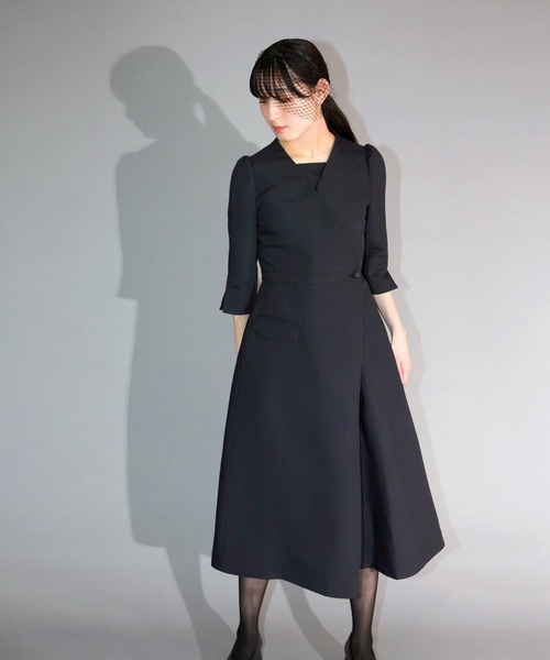 Ranerrh（ラネリ） セットアップ ダブルクロスAラインドレス「喪服