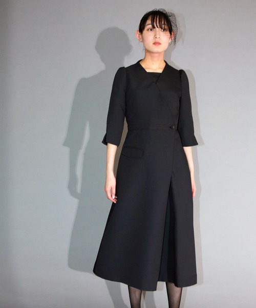 Ranerrh（ラネリ） セットアップ ダブルクロスAラインドレス「喪服