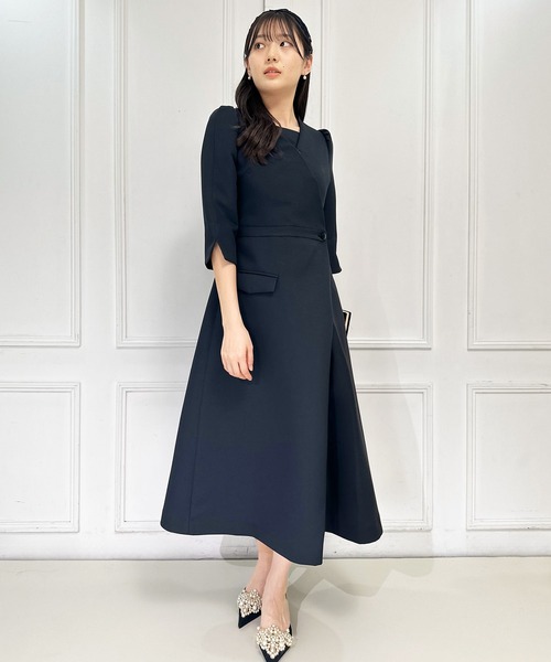 Ranerrh（ラネリ） セットアップ ダブルクロスAラインドレス「喪服