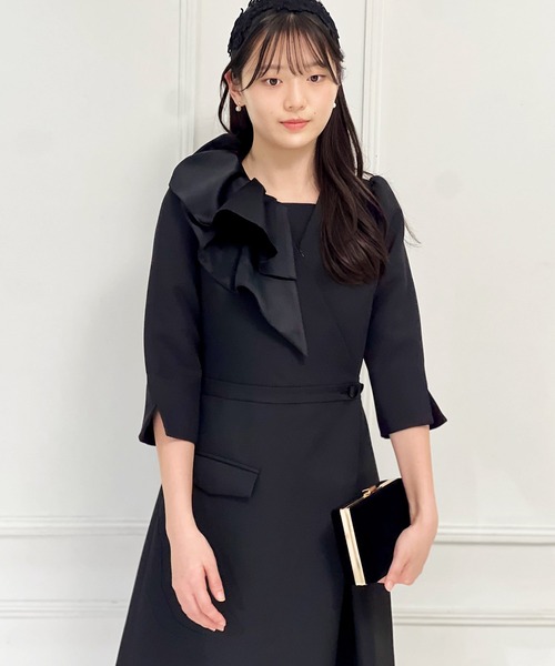 Ranerrh（ラネリ） セットアップ ダブルクロスAラインドレス「喪服