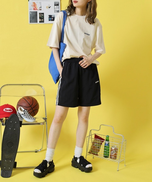 NERDY パンツ ウーブンハーフパンツ レディース : ZOZOTOWN