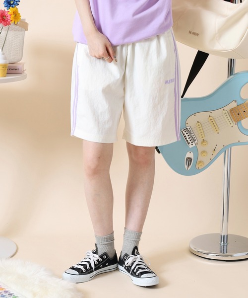 NERDY パンツ ウーブンハーフパンツ レディース : ZOZOTOWN