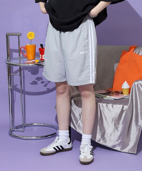 NERDY パンツ ウーブンハーフパンツ レディース : ZOZOTOWN