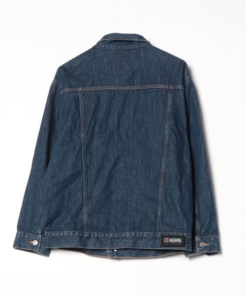 【X-girl】ジャケット Gジャン 楽天市場】【 X-girl エックスガール 】 OVERDYED DENIM JACKET