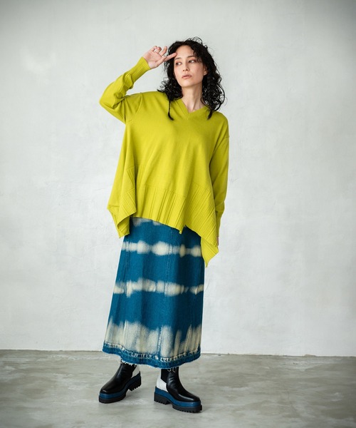 OSMOSIS 「OSMOSIS」 「loaf」デニムロングスカート S ブルー OSMOSIS 「OSMOSIS」 「loaf」デニムロングスカート S ブルー