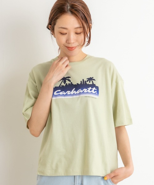 「Carhartt」 半袖Tシャツ SMALL ホワイト レディース_画像2