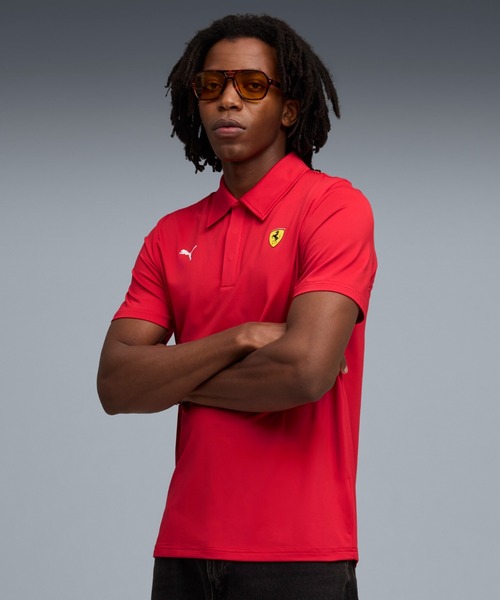 PUMA（プーマ） ポロシャツ メンズ フェラーリ スポーツウェア