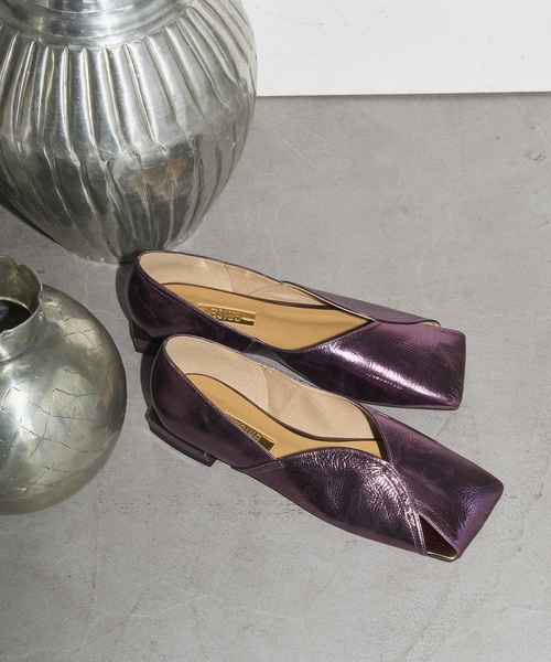 Le Talon GRISE（ル タロン グリーズ） シューズ GRISEレザースクエア