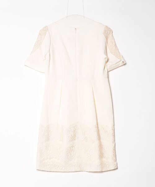 「JugeETTA」 レース半袖ワンピース 0 ホワイト レディース_画像2
