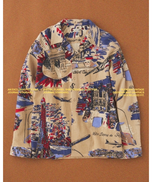 BINDU（ビンドゥー） シャツ 別注 フランネル パターン シャツ メンズ