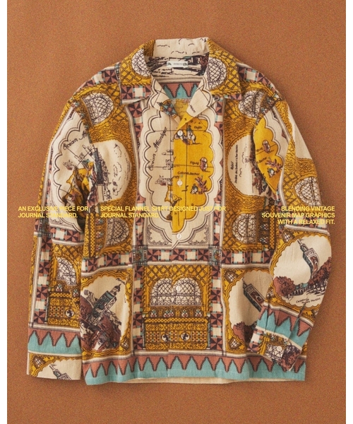 BINDU（ビンドゥー） シャツ 別注 フランネル パターン シャツ メンズ