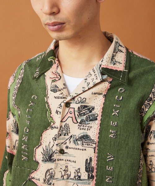 BINDU（ビンドゥー） シャツ 別注 フランネル パターン シャツ メンズ