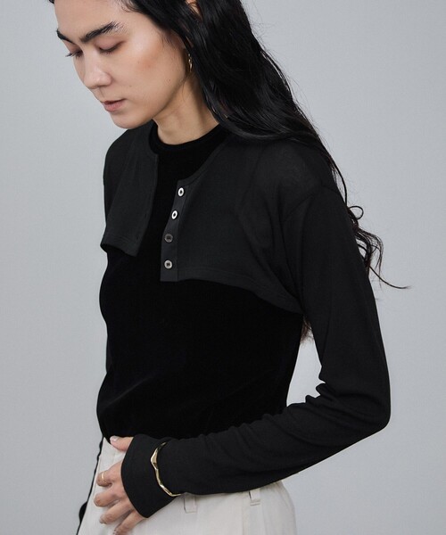 トップス msalon adam et rope nu=layer SALON adam et rope'（サロン アダム エ ロペ） カーディガン nu=layer