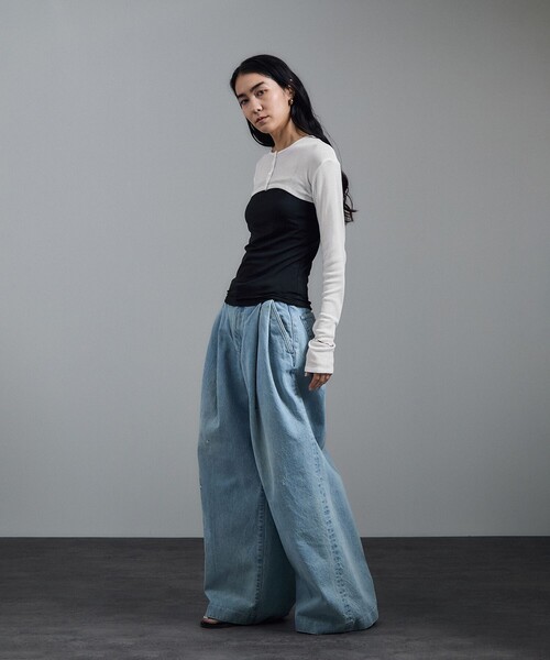 トップス msalon adam et rope nu=layer SALON adam et rope'（サロン アダム エ ロペ） カーディガン nu=layer