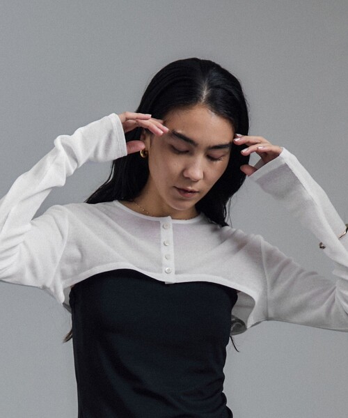 SALON adam et rope'（サロン アダム エ ロペ） カーディガン nu=layer