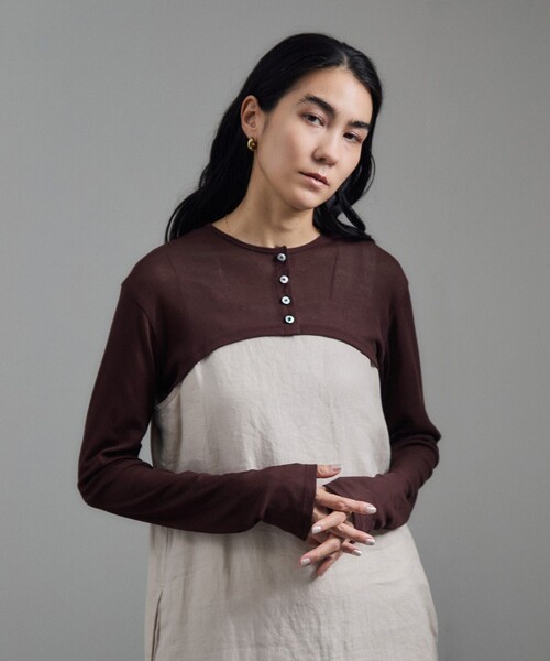 トップス msalon adam et rope nu=layer SALON adam et rope'（サロン アダム エ ロペ） カーディガン nu=layer