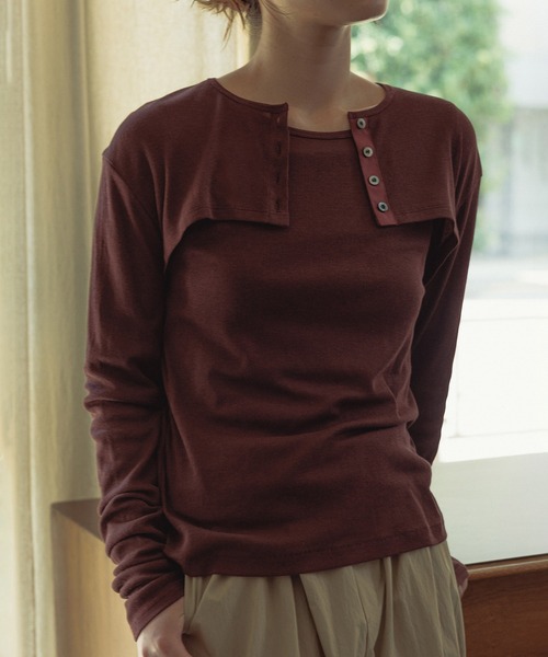 SALON adam et rope'（サロン アダム エ ロペ） カーディガン nu=layer