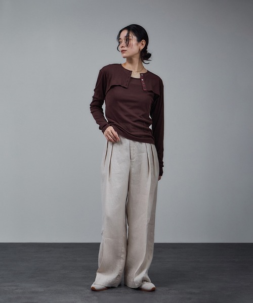 SALON adam et rope'（サロン アダム エ ロペ） カーディガン nu=layer