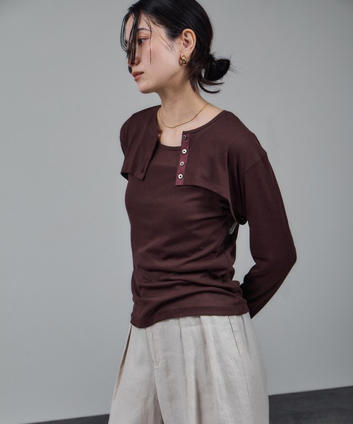 SALON adam et rope'（サロン アダム エ ロペ） カーディガン nu=layer