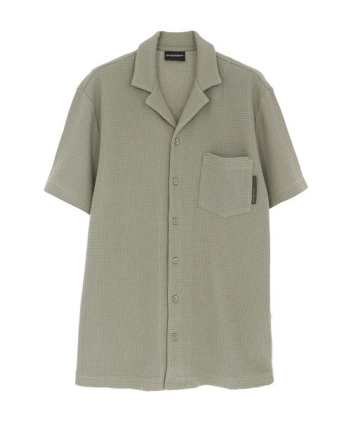 EMPORIO ARMANI パジャマ WAFFLE JERSEY SHIRT ワッフル 半袖シャツ EU 