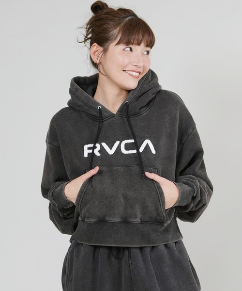 RVCA（ルーカ） パーカー BIG RVCA CROPPED HOODIE パーカー ショート 