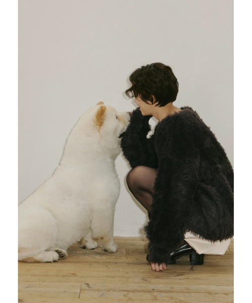 NOTRE emor（ノートルエモア） ニット セーター femme volume cardigan