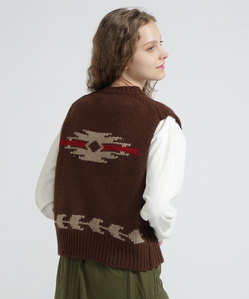 AVIREX（アヴィレックス） ベスト ジレ 「直営店限定」PATTERN KINT