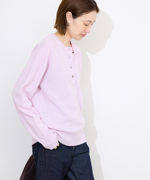 SLOBE IENA（スローブイエナ） ニット セーター echecs ヘンリープル